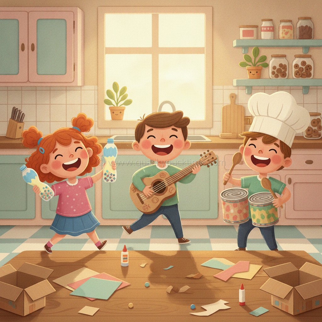 DIY Musical Instruments Kids Can Make from Household Items
